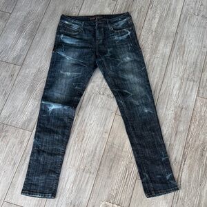 Women's Dark Wash Straight Leg Jeans